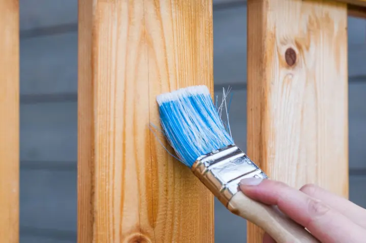 Détail d’un projet en bois de palette