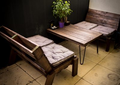 Salon de jardin balcon table basse pied Ripaton par Ambiance Palette (2)